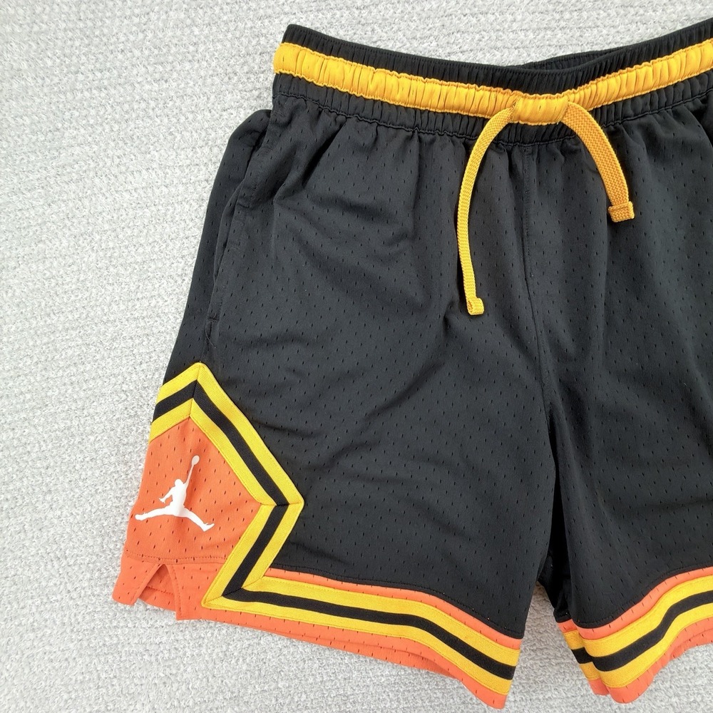 Nike Jordan Dri-Fit Sport Diamond Basketball Shorts Mens XL Black Gym Mesh - Picture 2 of 12